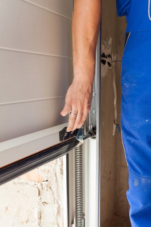 The weather stripping along your garage door's edges protects your garage from the seasons and the weather.