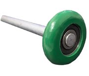 We use high-quality rollers with nylon tires, thirteen ball bearings, and a zinc-plated stem to reduce corrosion.