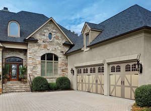 One of the carriage house garage doors we carry.